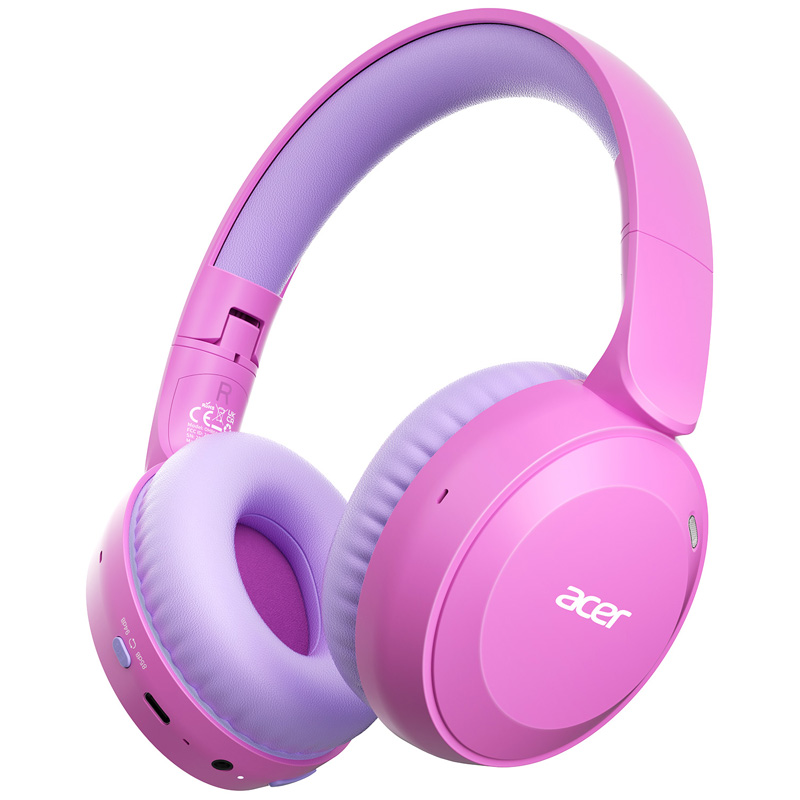 Anc Wireless Over Ear Headphones - 에이서 OHR668 키즈용 블루투스 6.0 헤드폰,
