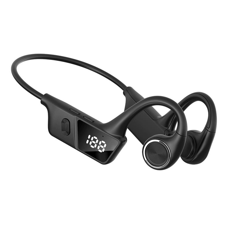 Bone Conduction Running Headphones - B27B 오픈형 이어폰, 마이크 내장, 블루투스