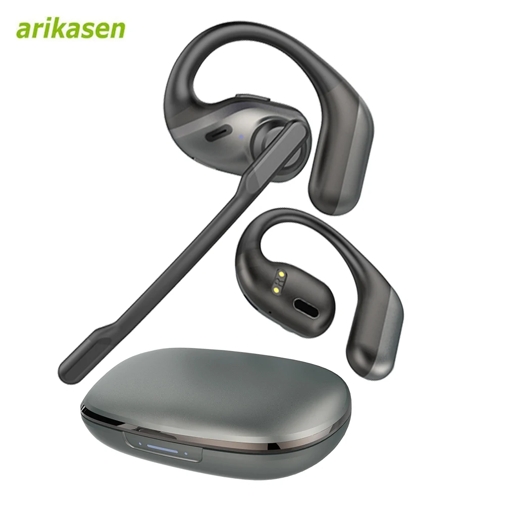 Bone Conduction Running Headphones - 블루투스 헤드셋, 마이크가 있는 무선 헤드셋,