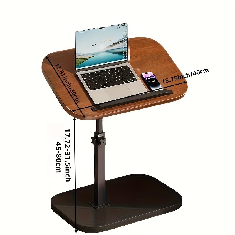 블랙 월넛 소재의 회전형 노트북 데스크, 높이 조절이  - Laptops 리뷰 및 가격