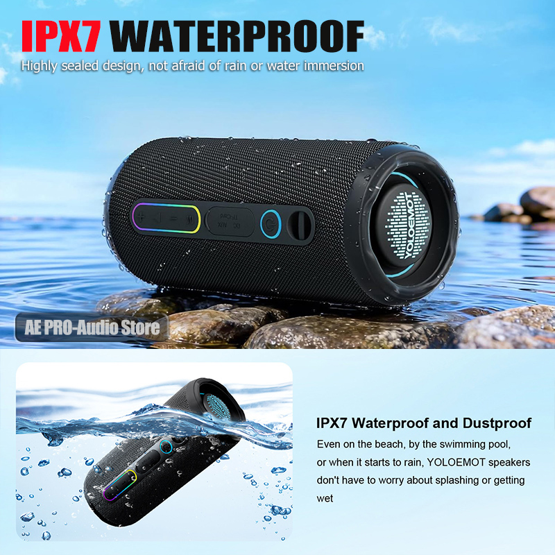 30W 휴대용 블루투스 스피커 무선 EQ 서브우퍼 야외 - Portable Bluetooth Speaker Waterproof Ipx7 리뷰 및 가격