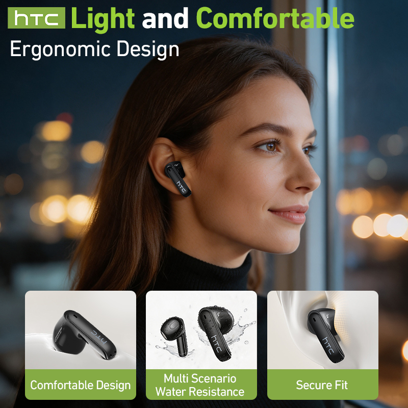 HTC NE94 게이밍 TWS 이어폰: 마이크 내장,  - Headphones 리뷰 및 가격