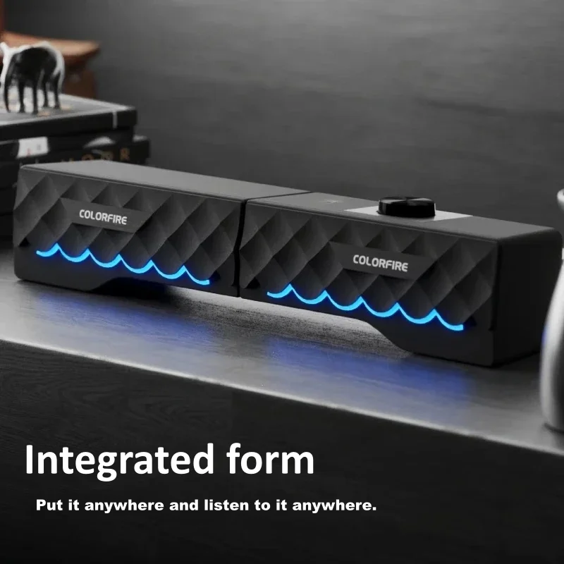 하이파이 음질 유선 컴퓨터 스피커 데스크탑 컴퓨터 사운 - Rgb Computer Soundbar For Pc 리뷰 및 가격