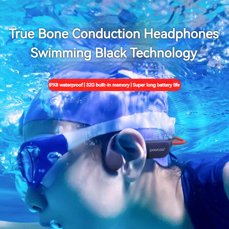 POLVCDG 골전도 헤드셋 X7 IPX8 32GB 메 - Bone Conduction Running Headphones 리뷰 및 가격