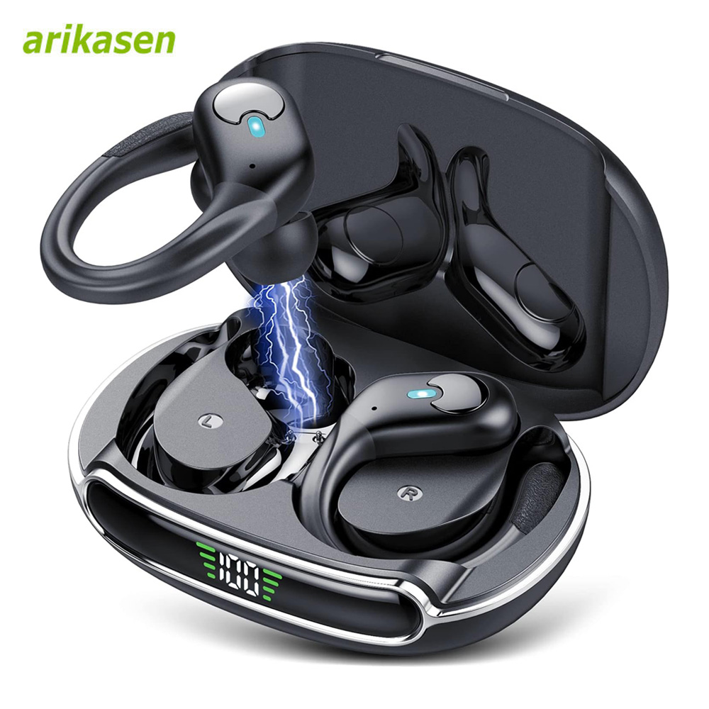 Bluetooth 5.3 헤드폰 진정한 무선 이어 버드 - Bone Conduction Running Headphones 리뷰 및 가격