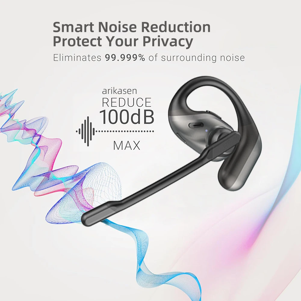 블루투스 헤드셋, 마이크가 있는 무선 헤드셋, 업무용  - Bone Conduction Running Headphones 리뷰 및 가격
