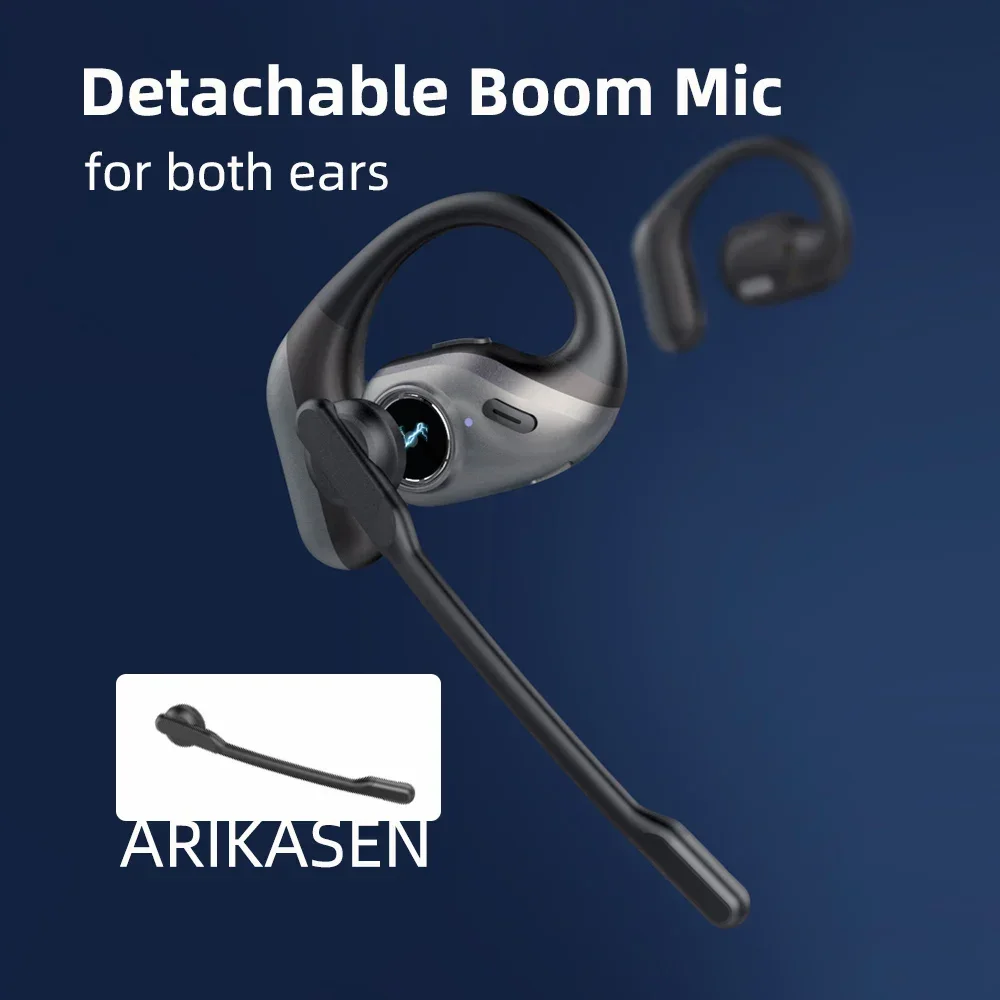 블루투스 헤드셋, 마이크가 있는 무선 헤드셋, 업무용  - Bone Conduction Running Headphones 리뷰 및 가격