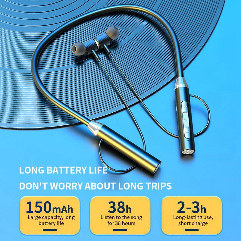 9D 무선 블루투스 이어폰 넥밴드 헤드폰 게임용 스테레 - Magnetic Neckband Sports Earphones 리뷰 및 가격