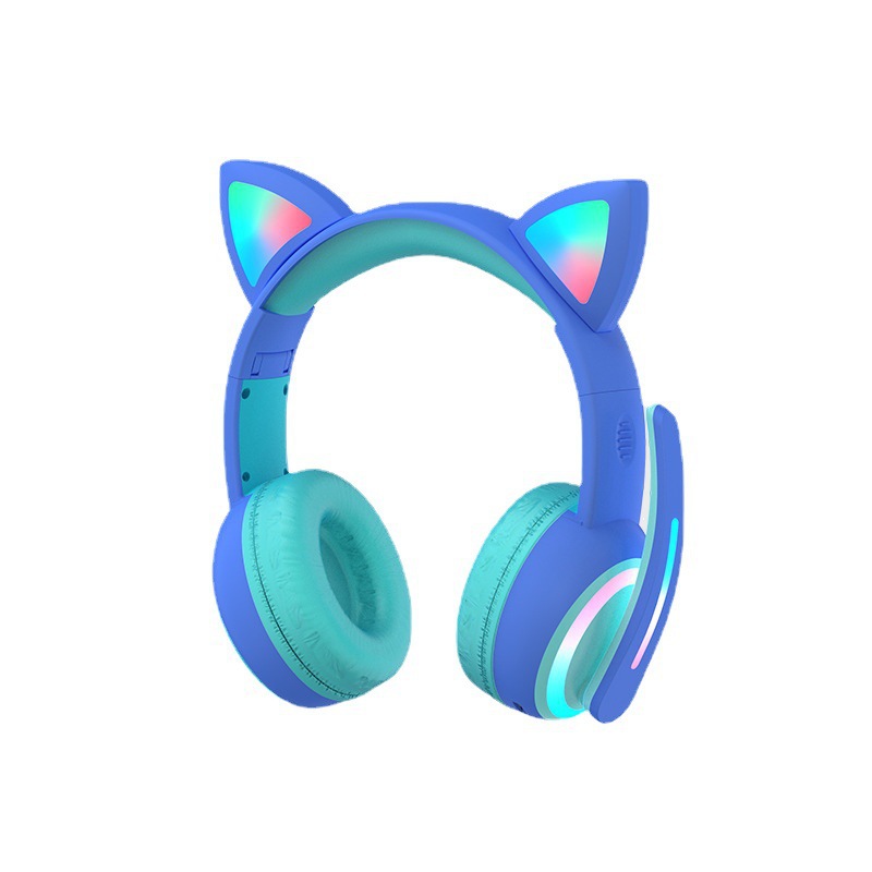 LED 조명이 장착된 고양이 귀 모양의 블루투스 헤드폰 - Cat Ear Bluetooth Headset Led 리뷰 및 가격