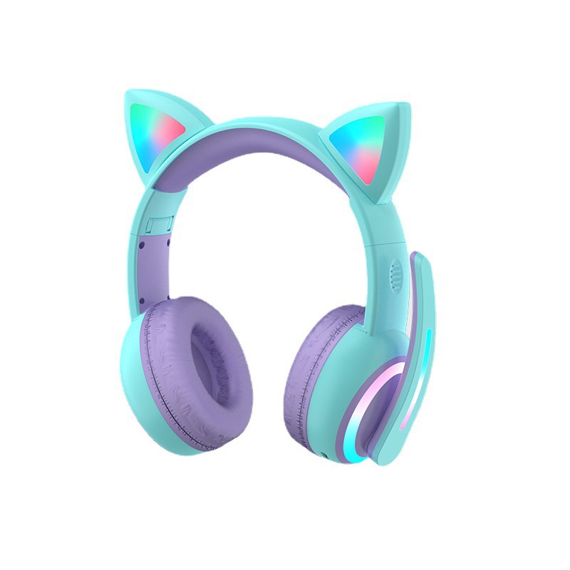 LED 조명이 장착된 고양이 귀 모양의 블루투스 헤드폰 - Cat Ear Bluetooth Headset Led 리뷰 및 가격