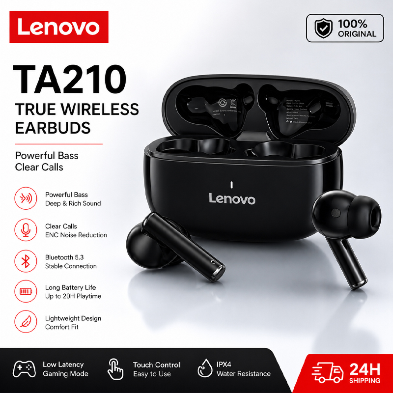 Lenovo TA210 블루투스 무선 헤드폰, 내장 마 - Anc Wireless Over Ear Headphones 리뷰 및 가격