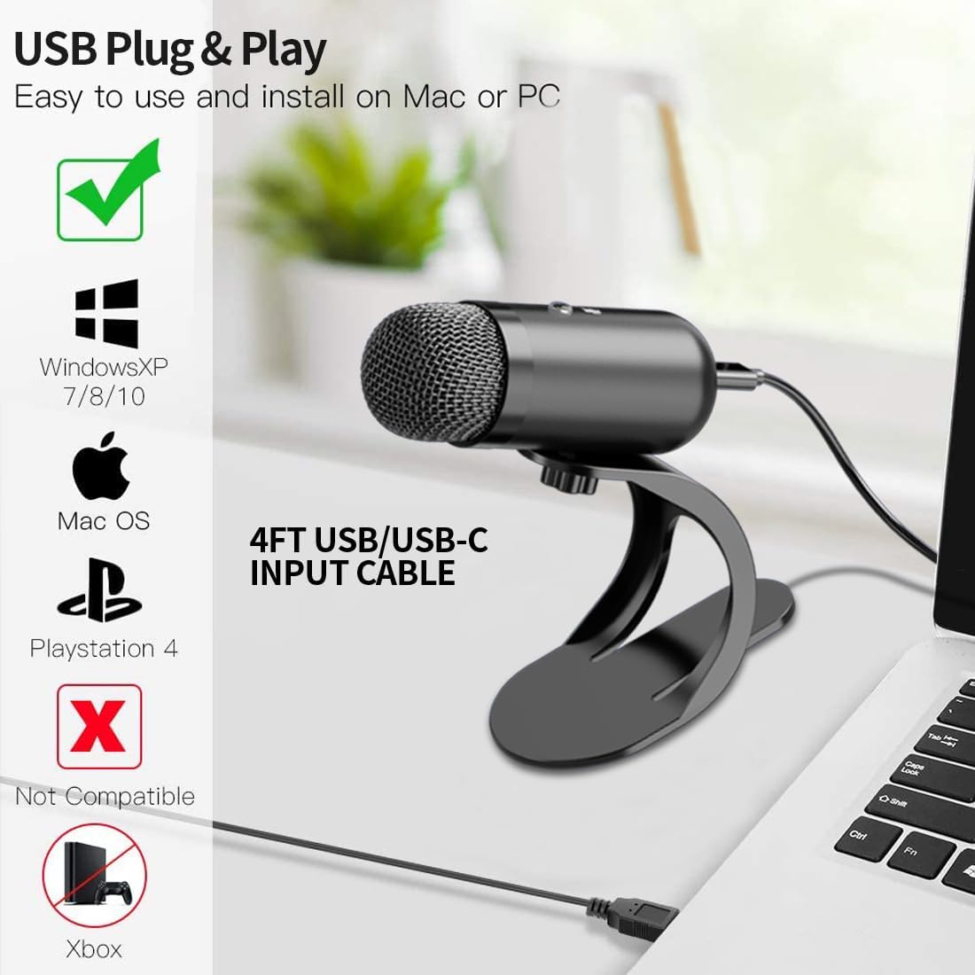 전문가용 USB 마이크 콘덴서 컨퍼런스 마이크 데스크탑 - Tablets 리뷰 및 가격